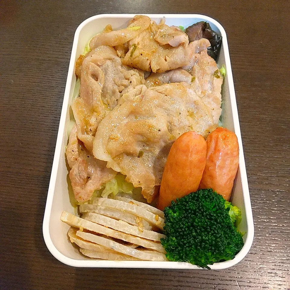 塩ダレ豚どーん弁当🍱|Rieさん