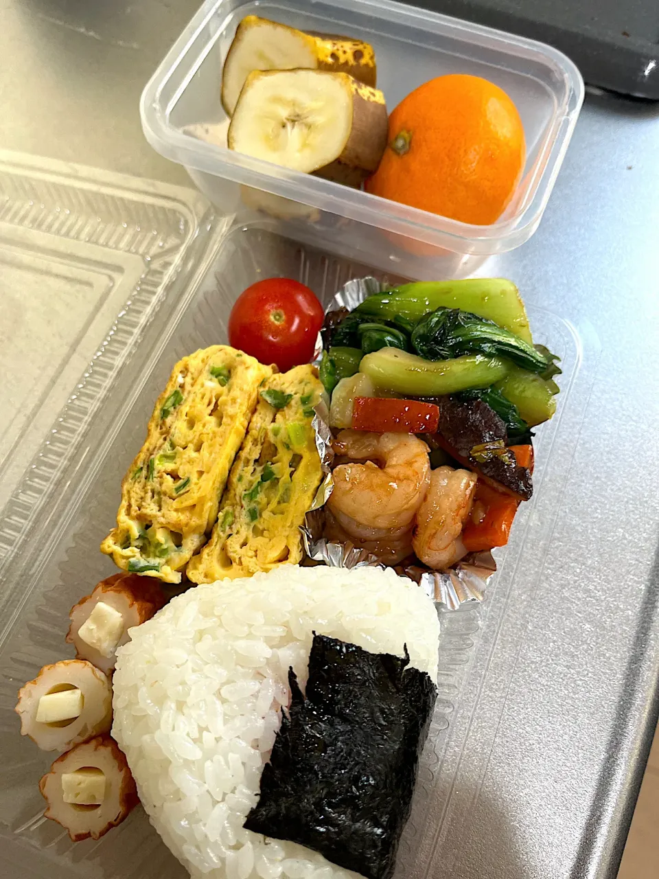 海老青梗菜炒め弁当|カリィさん