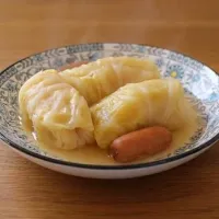 白だし風味の和風ロールキャベツ