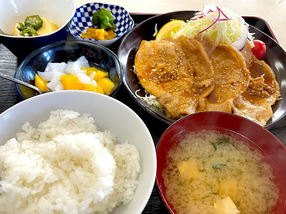 豚生姜焼き定食　鉾田市　おぬま食堂|Noriyuki Saitoさん