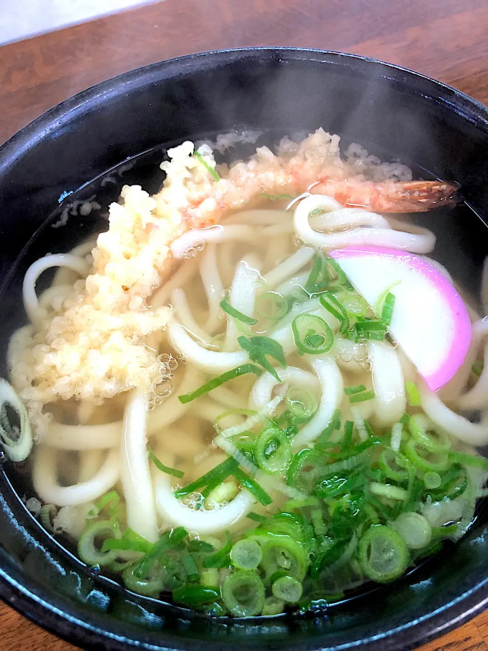 海老天ぷらうどん🍤◥█̆̈◤࿉∥|かずさん