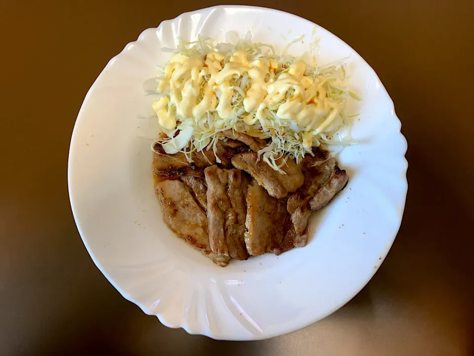 豚肉バラ塩だれ焼肉(1人前)|ばーさんさん