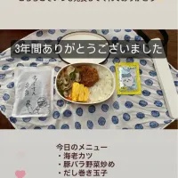 Snapdishの料理写真:高校生弁当ラスト！