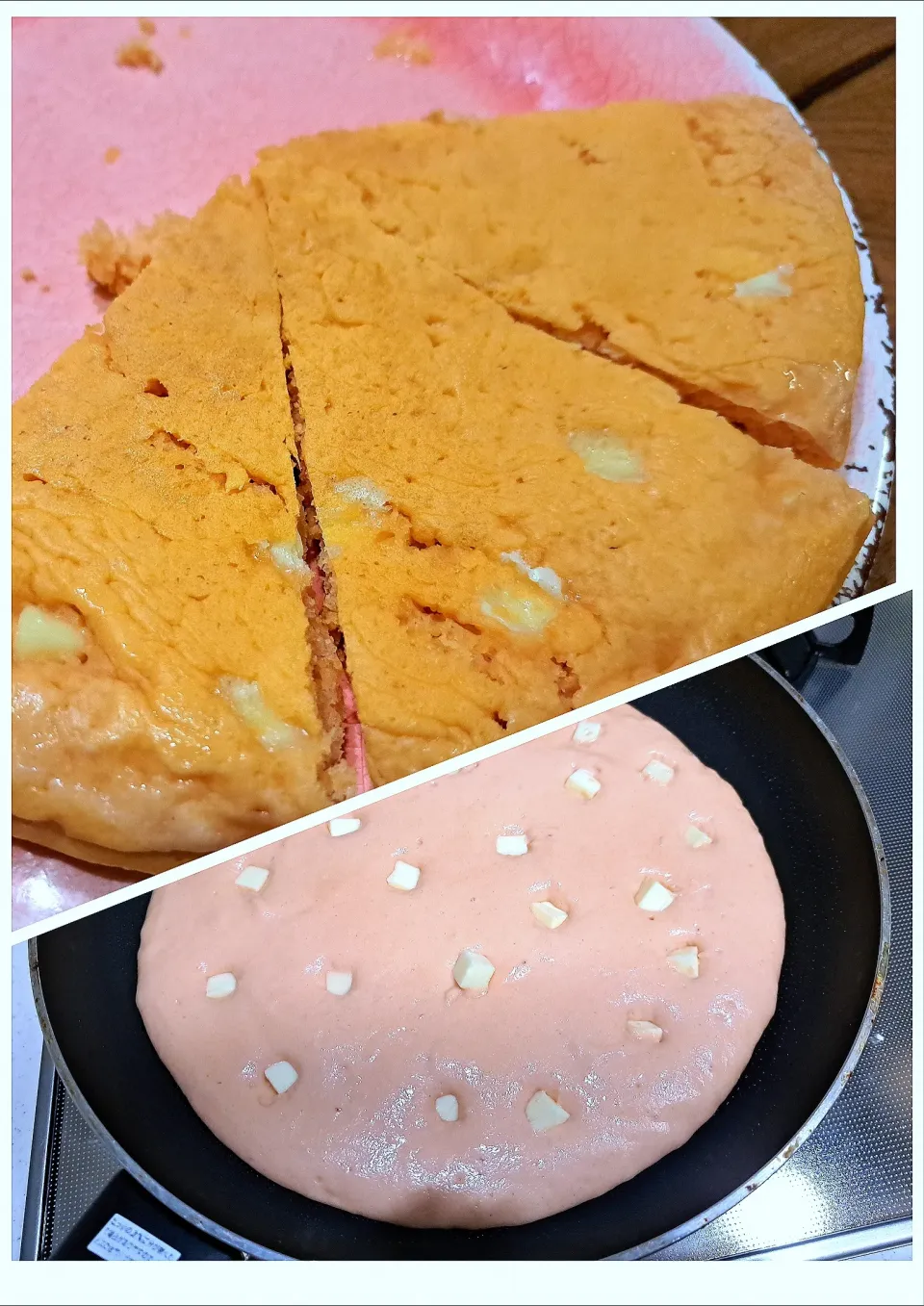 Snapdishの料理写真:トマトチーズホットケーキ|m aさん