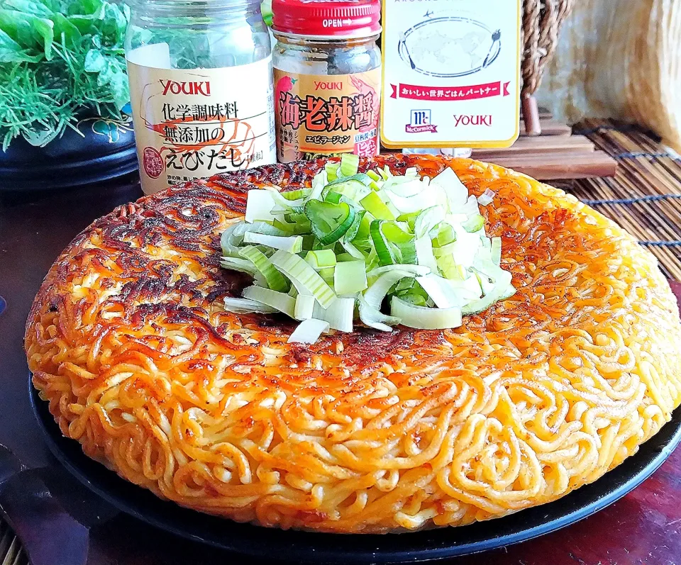 えびだしと海老辣醤のカリカリ焼きラーメン|ayaさん