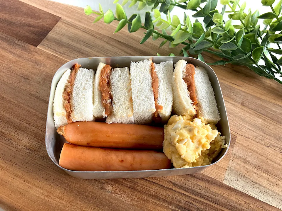 ＊べびたん幼稚園お弁当＊きなこサンド＊|＊抹茶＊さん