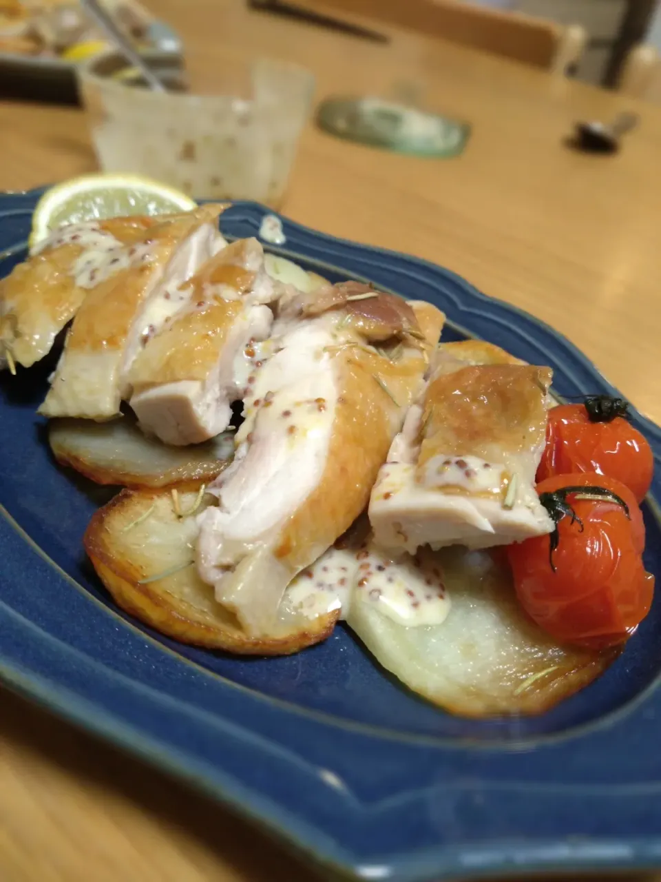 鶏もも肉コンフィ|さぼさんさん