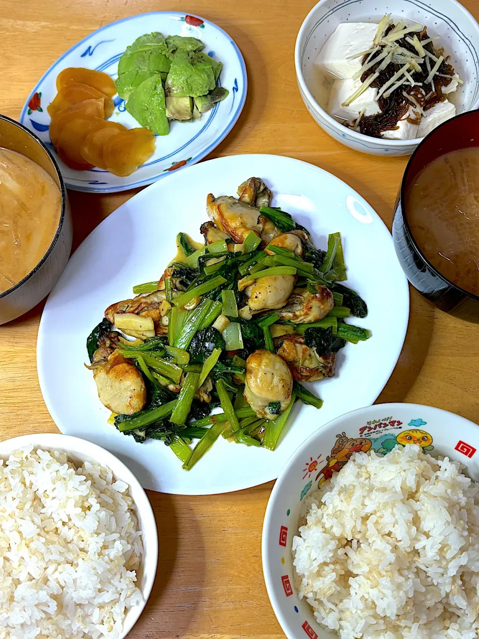 牡蠣🦪小松菜🥬オリーブ油炒めカレー風味|Makokoさん