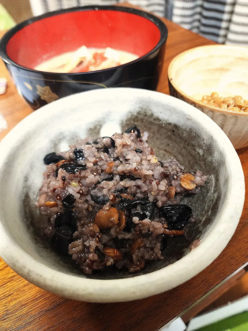 黒豆と雑穀、赤米のご飯。|Tokukoさん