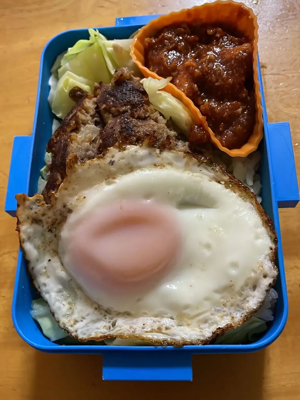 ロコモコ弁当|ももちゃんのママさん