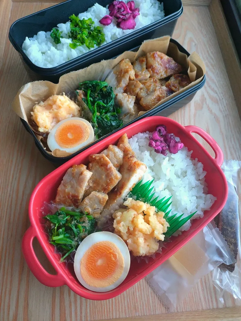 夫と娘のお弁当|みわさん