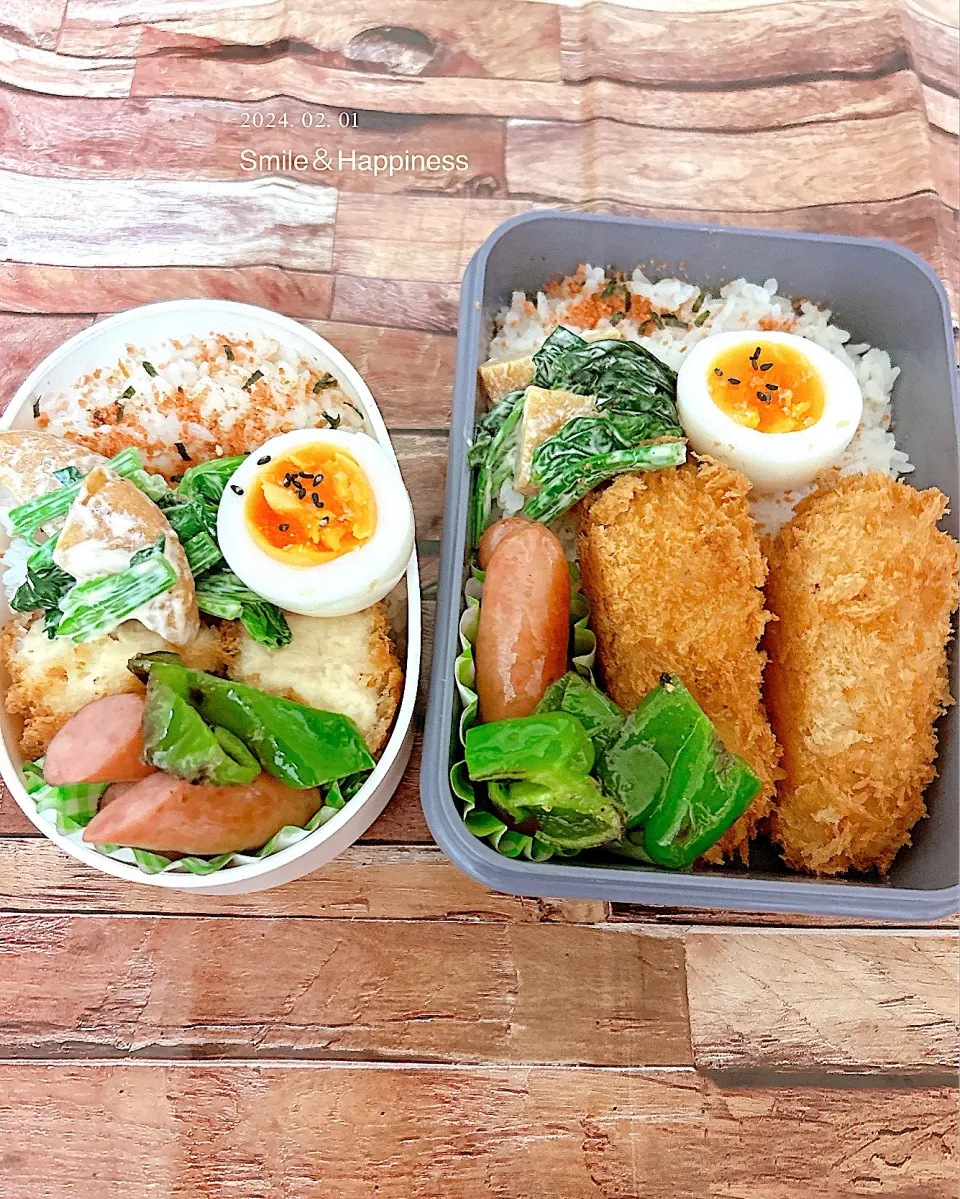 Snapdishの料理写真:2人弁当😆|Rie Naganoさん