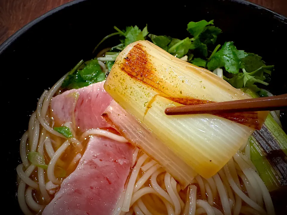 ねぎま温めん|半田手延べそうめんの店 阿波や壱兆さん