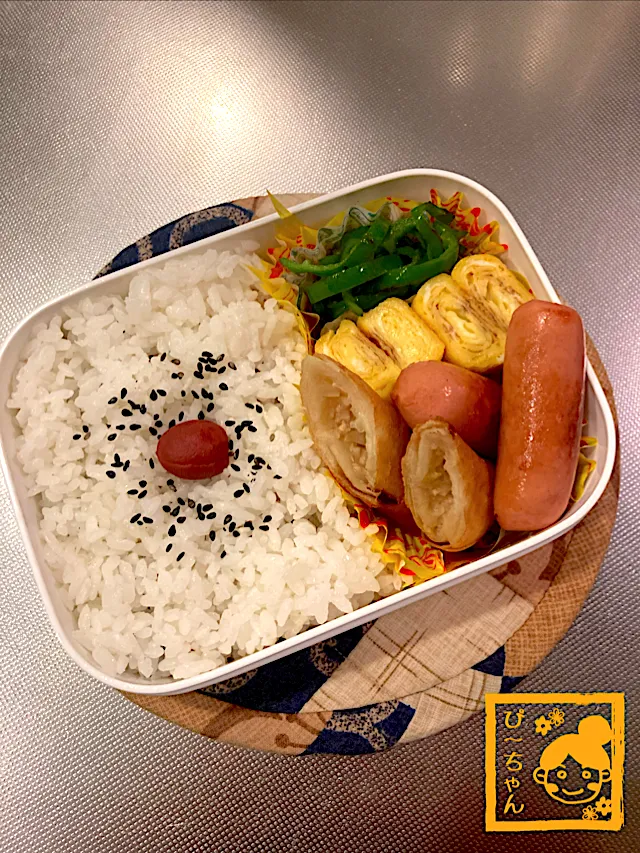 旦那様用⭐︎おかず少なめ弁当3日目。|☆ぴ〜ちゃん☆さん