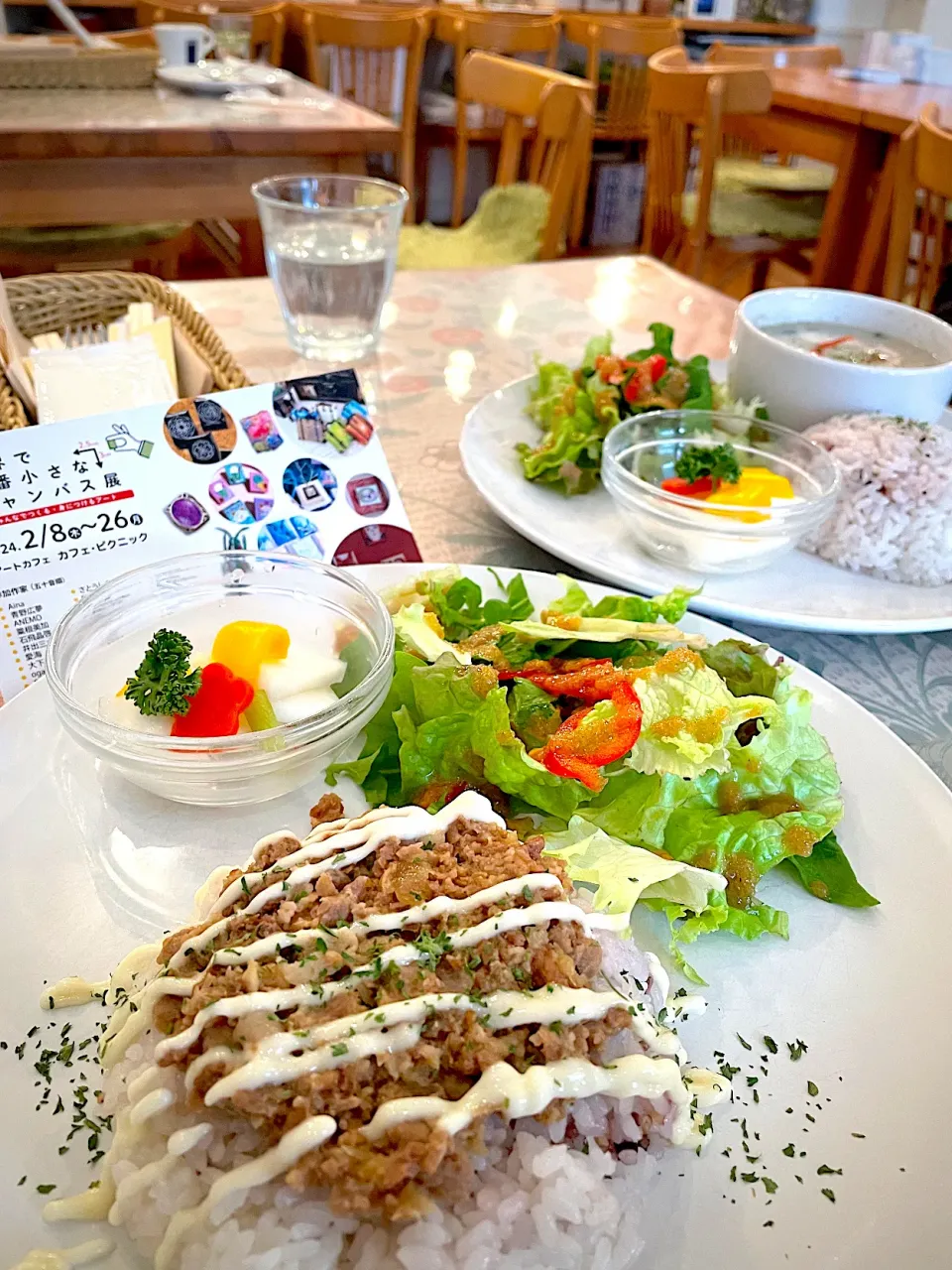 cafe picnicさんのグリーンカレーとジンジャーポークランチ|maSami＊さん