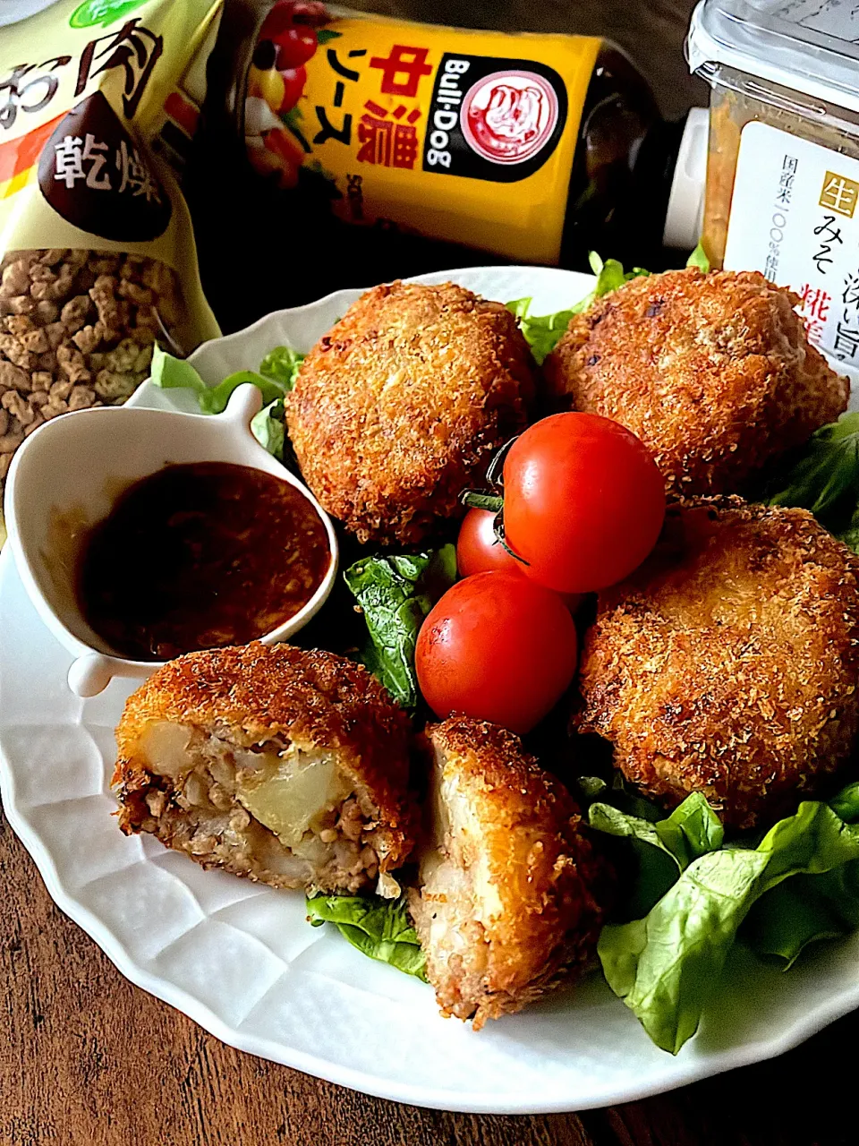 肉の日に大豆のお肉でコロッケ|とんちんさん