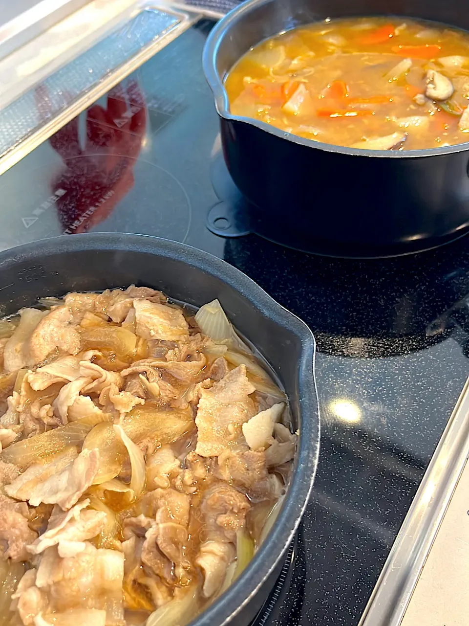 夕飯用に牛丼、具体さん豚汁！|tomoさん