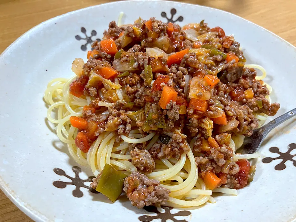 ＊冬のミートソーススパゲッティー🍝＊|＊抹茶＊さん