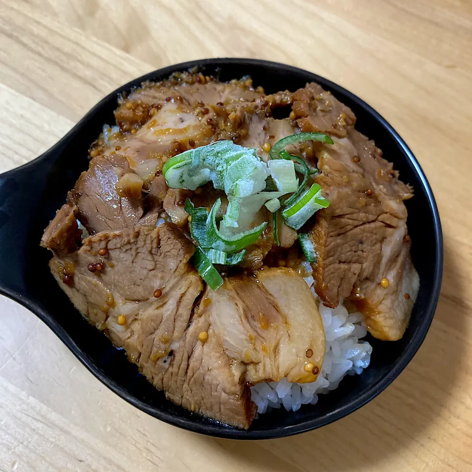 ハニーマスタード煮豚丼|namagakiさん