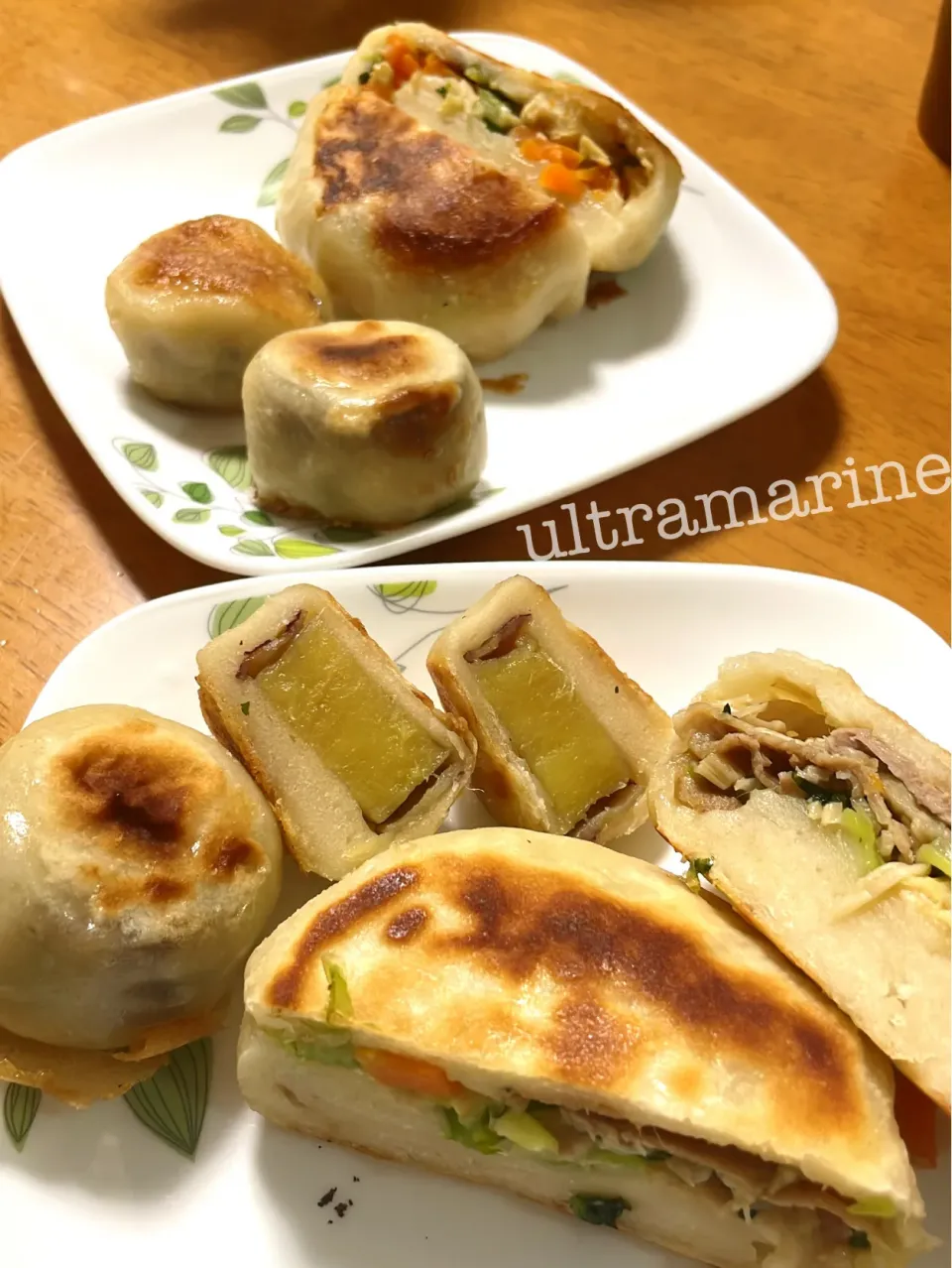 Snapdishの料理写真:＊おやきで休日朝ごはん♪＊|ultramarineさん