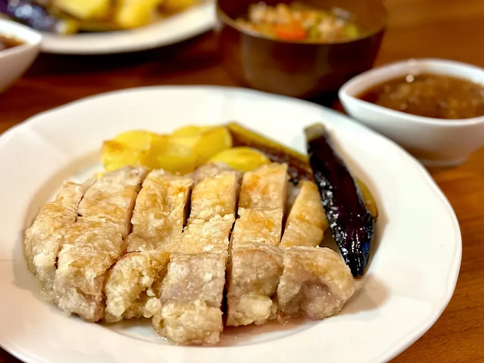 低温調理でしっとりジューシー竜田揚げ|ふくすけ食堂さん