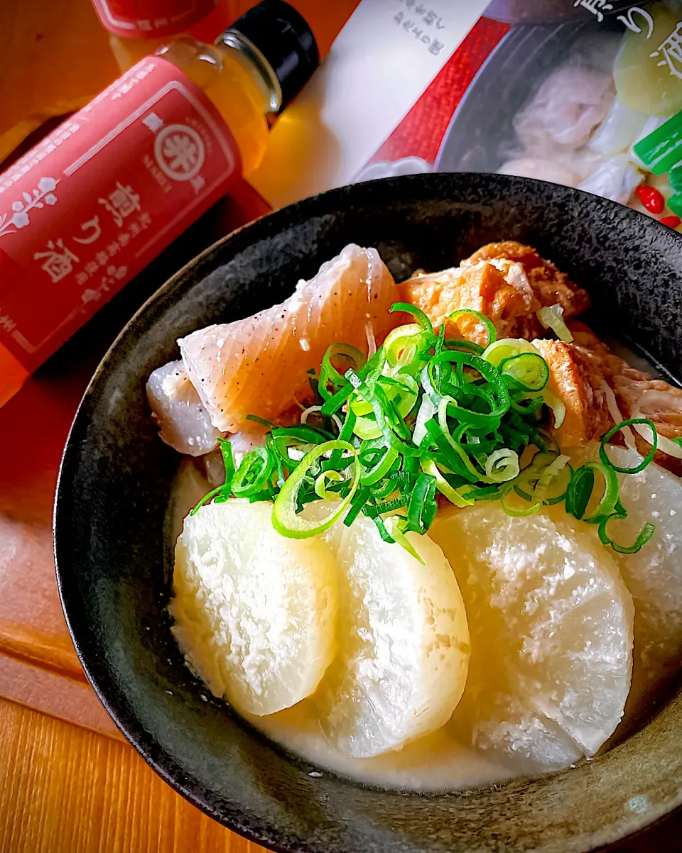 大根と厚揚げの酒粕煮～煎り酒仕込み～|にゃんぺこさん