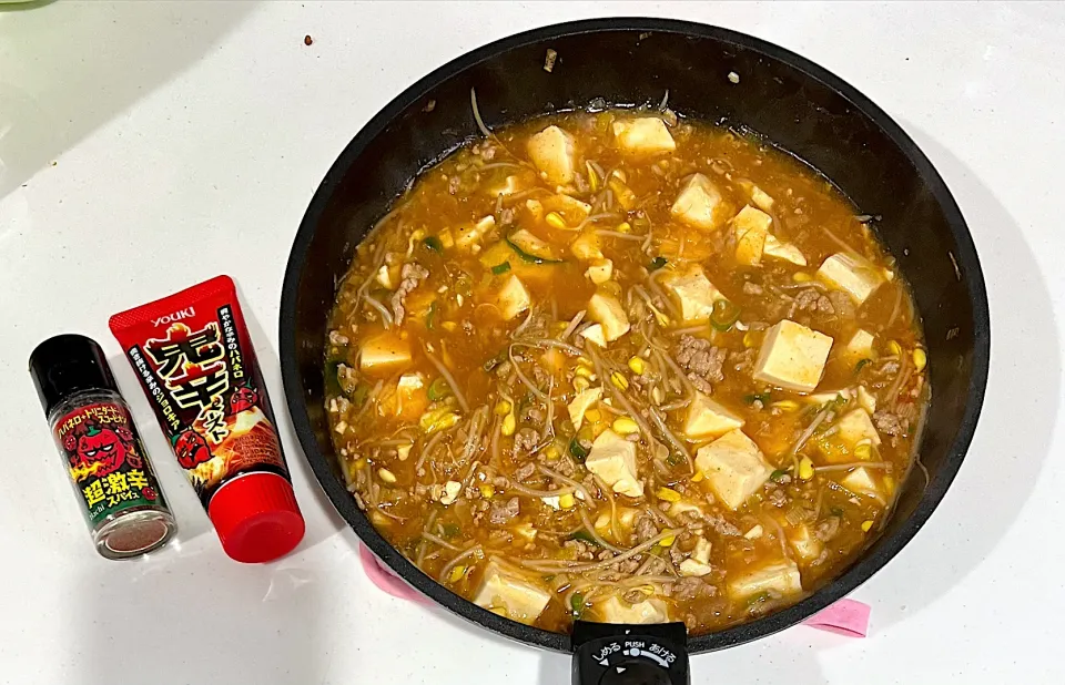 【本日のつまみ4】バカ舌夫婦の麻婆豆腐|まひるさん