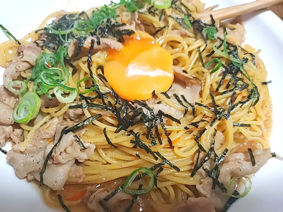 油パスタ！！|つばくろさん