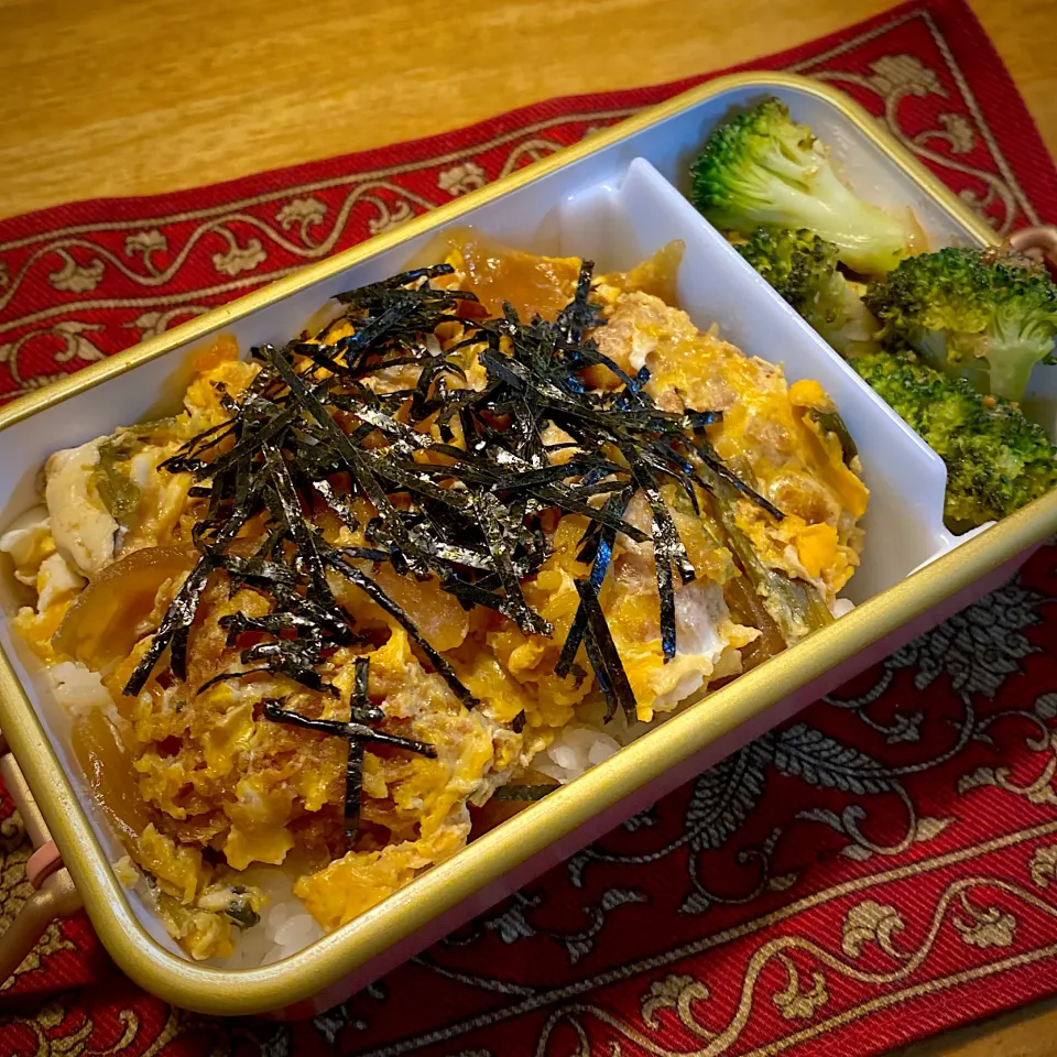 カツの卵とじ弁当|もえさん