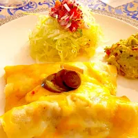 Snapdishの料理写真:Enchilada de Pollo|Iwaoさん