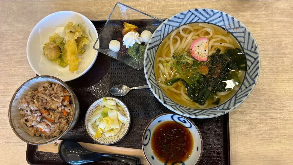 道の駅岡の山ブランチうどんセット|Morito Kamiyaさん