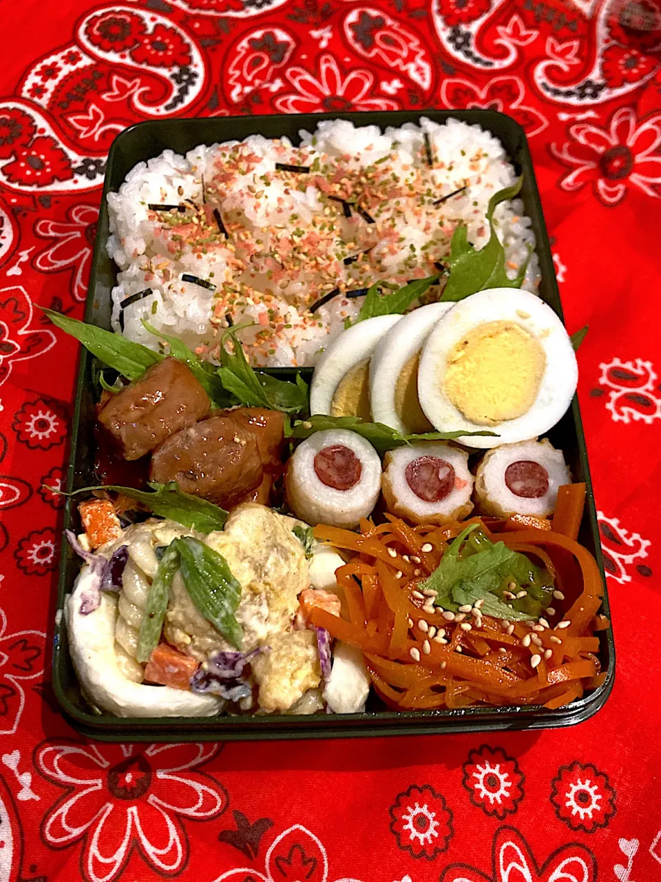 中学男子お弁当🍱|チーズさん