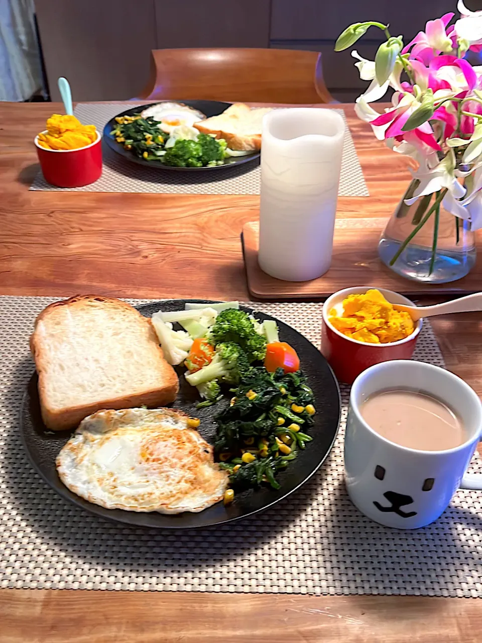 ローゼルさんちの朝ごはん　2024・2・7|ローゼルさん