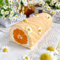 丸ごとみかんのビスキュイケーキ🍊|kiminさん