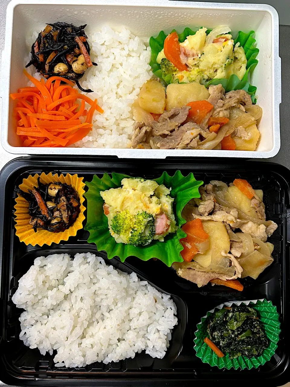 肉じゃがとポテサラ弁当🍱|きっきー🥰さん