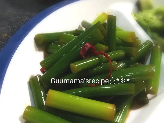 味も食感もやみつき♡にんにくの芽の浅漬け|Guuママさん