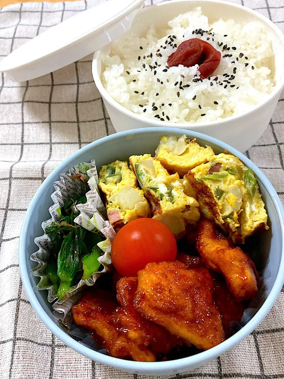 鶏むね肉のケチャップ炒め弁当|SaDaさん