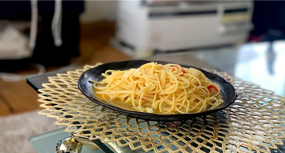 朝ペペロンチーノ🍝|kyoさん