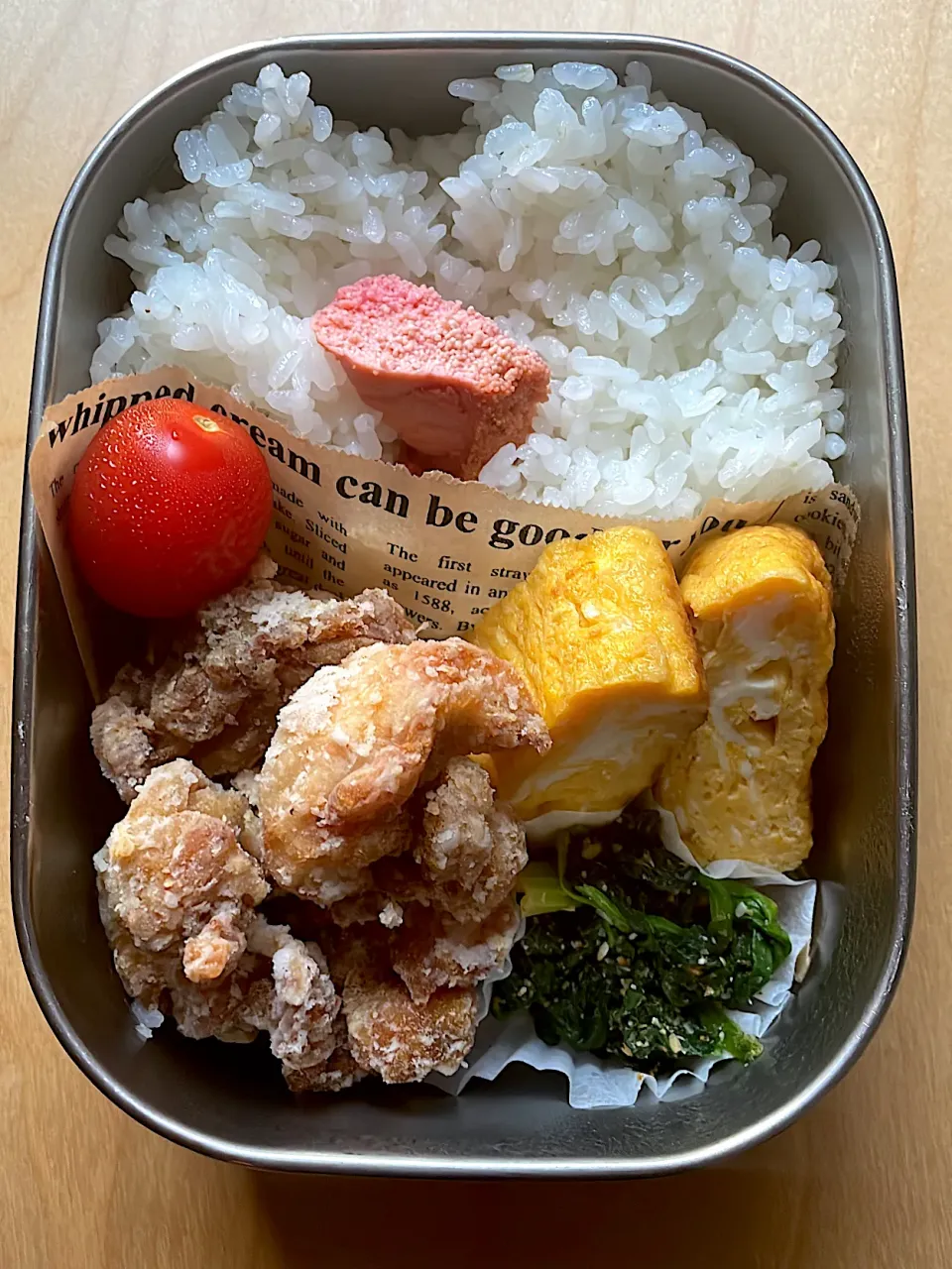 今日の高校生男子弁当🍱|はぴたさん