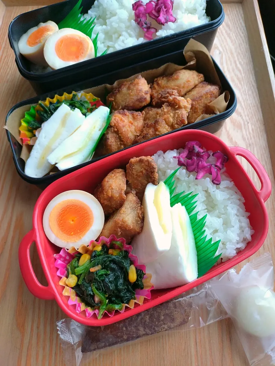 夫と娘のお弁当|みわさん