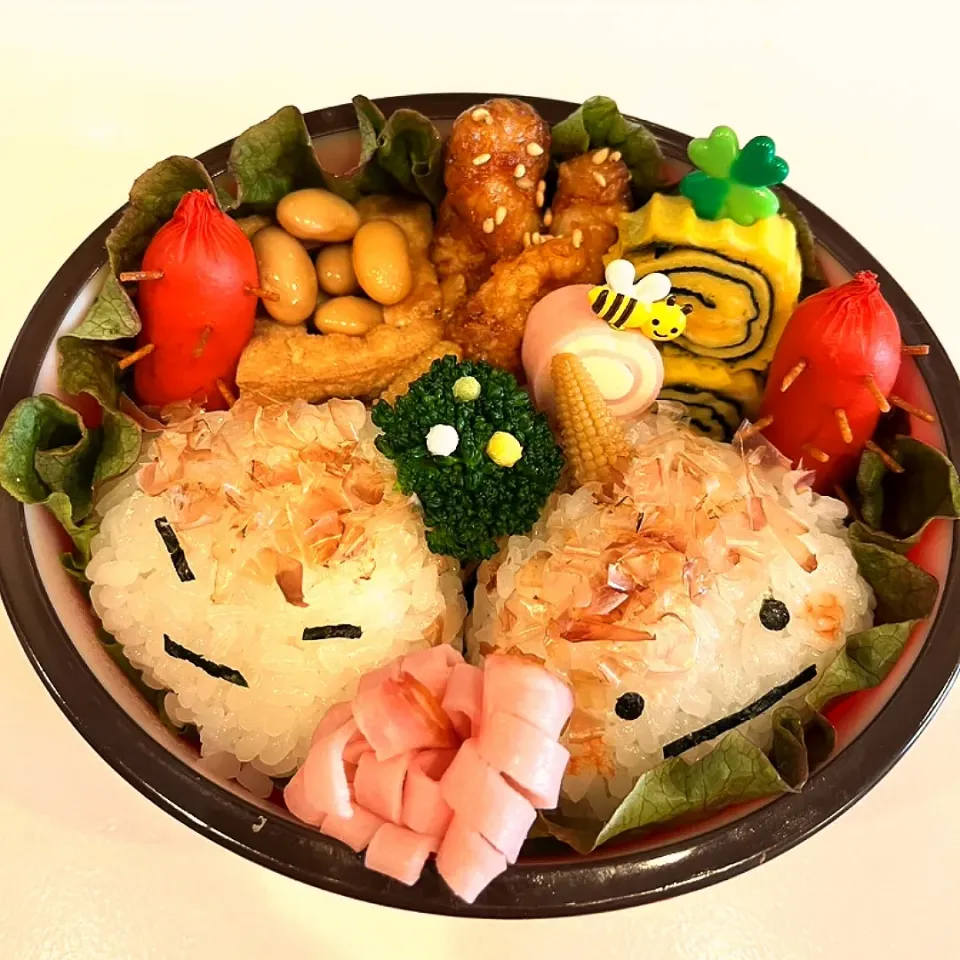 保育園　2月のお弁当👹|ほりほりさん