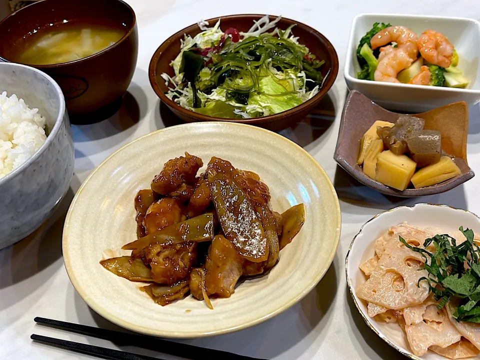 新生姜で鶏肉と牛蒡のしぐれ煮|ぎんさん