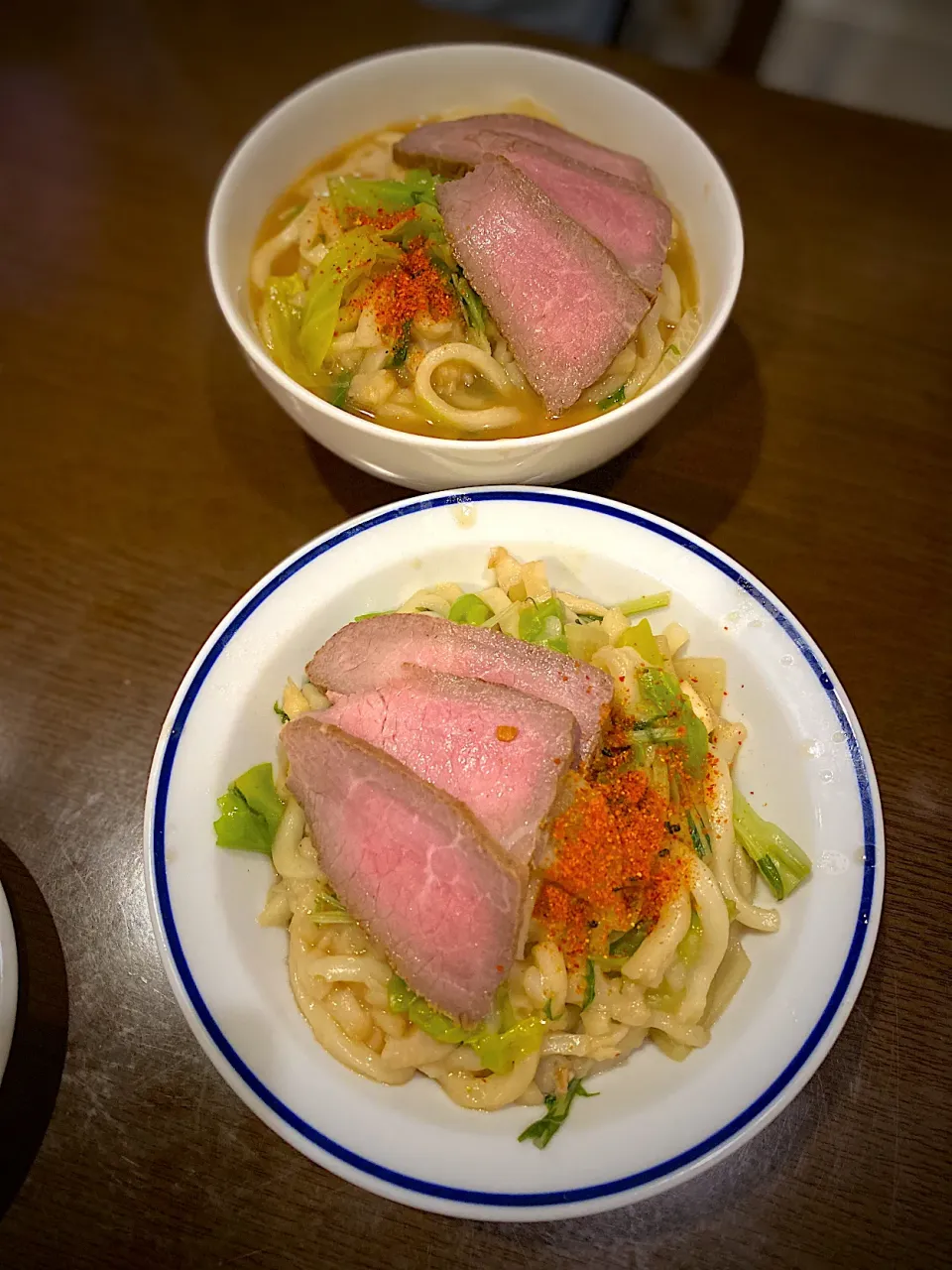 煮込みうどん　ローストビーフ|ch＊K*∀o(^^*)♪さん