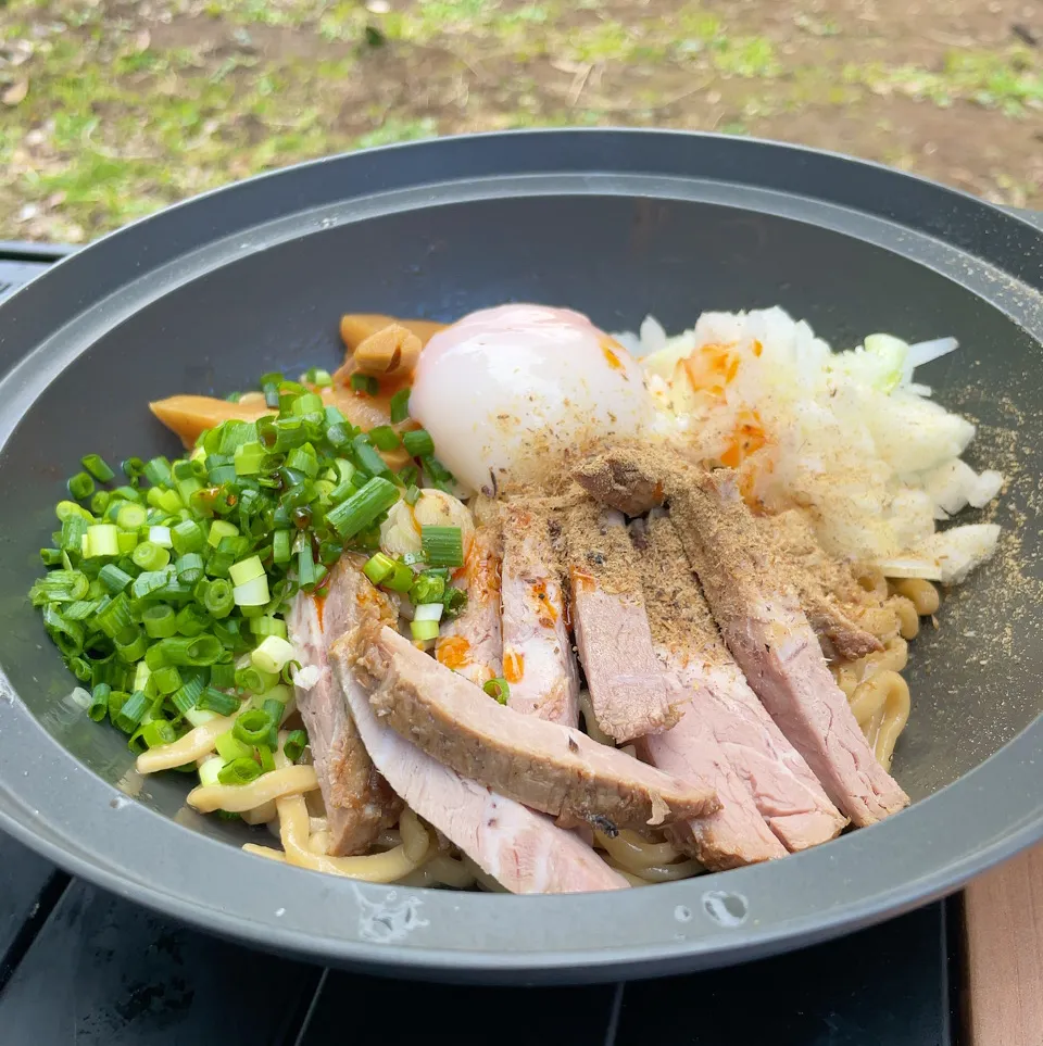 Snapdishの料理写真:煮干し油そば|pontalさん