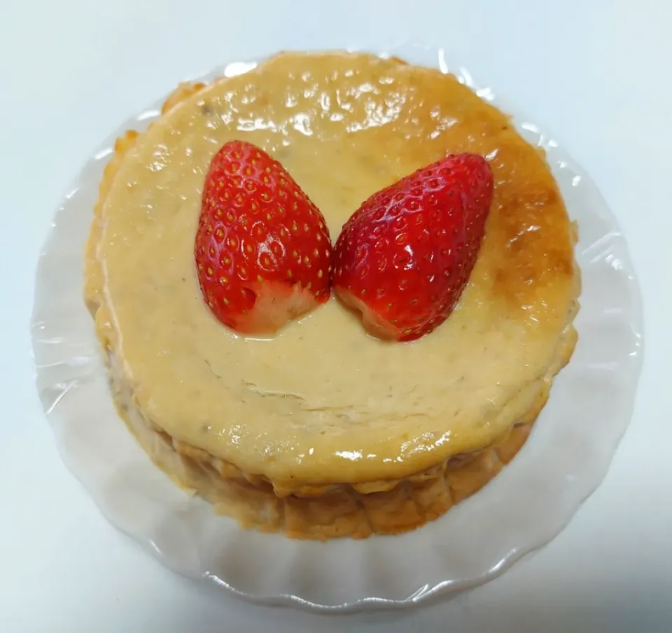 いちごのチーズケーキ🍓🧀|☆ちび☆さん