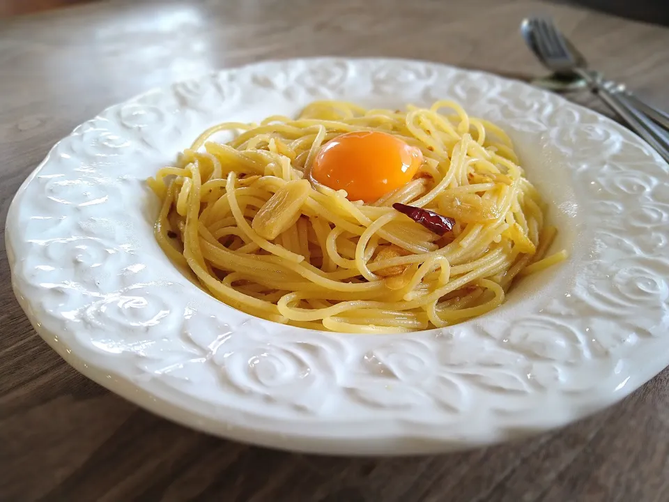 野菜だしのペペロンチーノ|古尾谷りかこさん