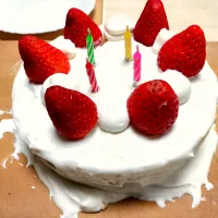 自家製誕生日ケーキ🍰by政人|山内慎也さん