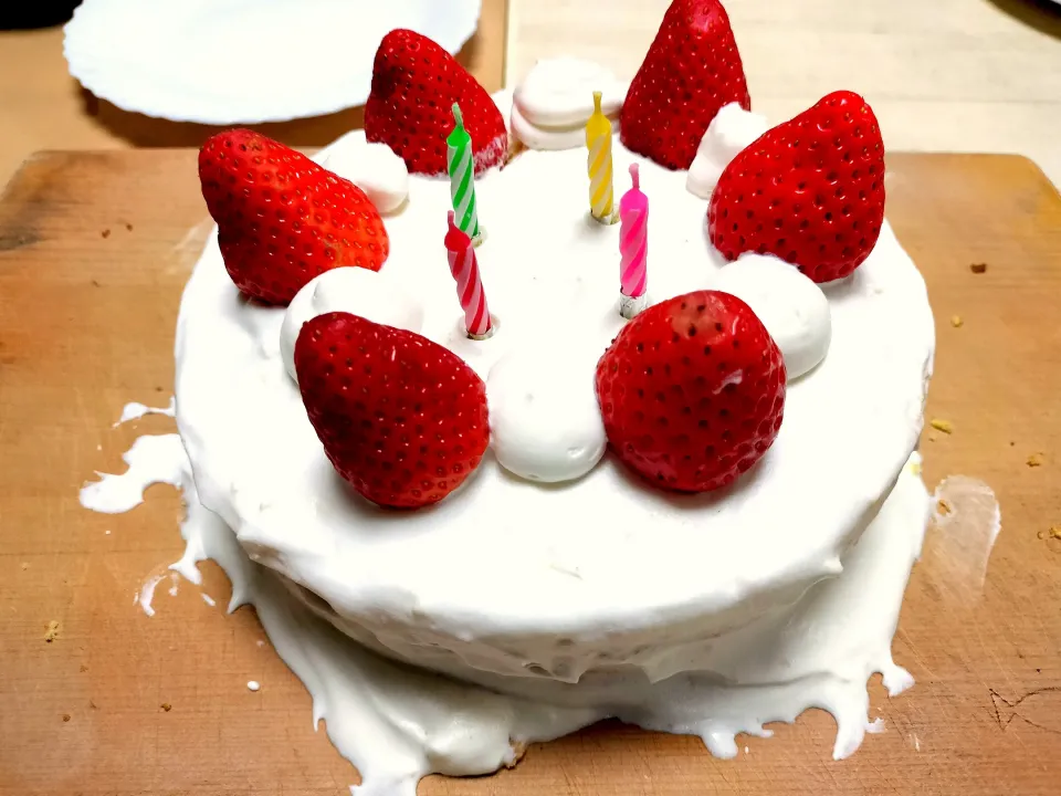 自家製誕生日ケーキ🍰by政人|山内慎也さん