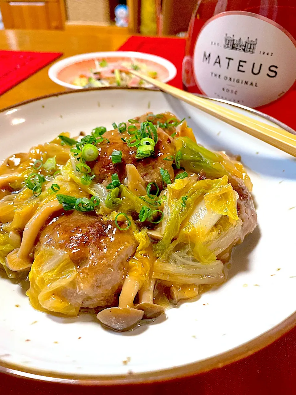 からあげビールさんの料理 【おうち居酒屋ごはん】ふわふわお豆腐つくねと白菜のとろみ煮|おかちさん