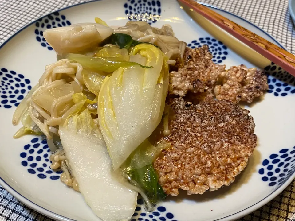 おこげに餡掛け|麻紀子さん